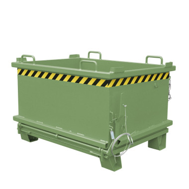 Contenedor con Base Drop Away, pintado, verde Reseda