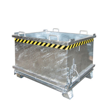 Recipiente con base Drop Away, galvanizado en caliente