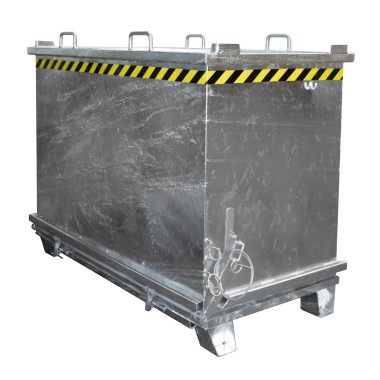 Recipiente con base Drop Away, galvanizado en caliente