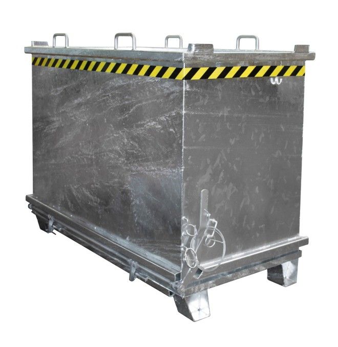 Tilting Container--Recipient with Drop Away base, hot galvanized