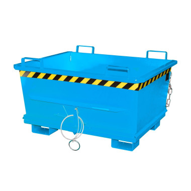 Tolvas--Contenedor con Base Drop Away, pintado, Azul claro