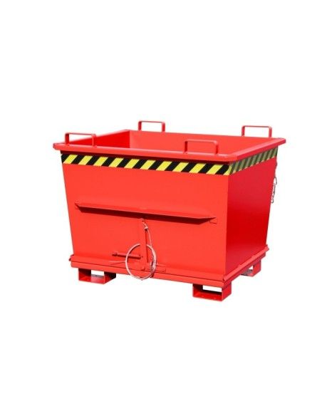 Kippbehälter--Container mit Drop Away Base, lackiert, rotes Feuer