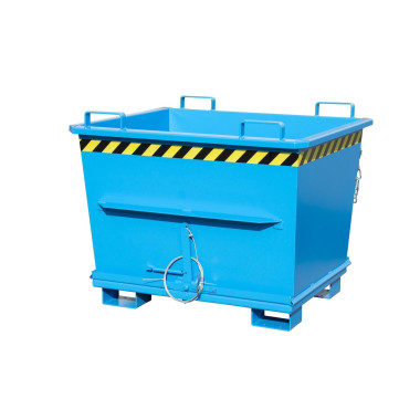 Tolvas--Contenedor con Base Drop Away, pintado, Azul claro