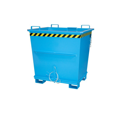 Contenitore Ribaltabile--Contenitore con Goccia Away Base, dipinto, Blu chiaro