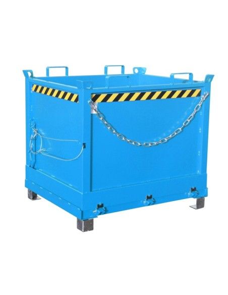Kippbehälter--Container mit Tropfen Away-Basis, lackiert, hellblau