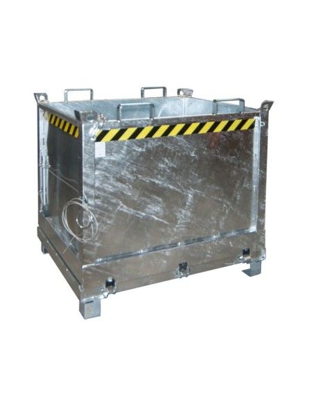 Bacs Basculants--Conteneur avec Drop Away base, hot galvanized