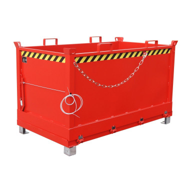 Tilting Container--Container with Drop Away base, painted, Red fire