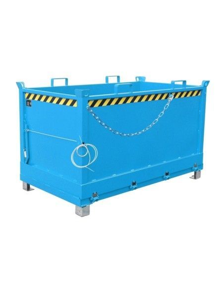 Kippbehälter--Container mit Tropfen Away-Basis, lackiert, hellblau