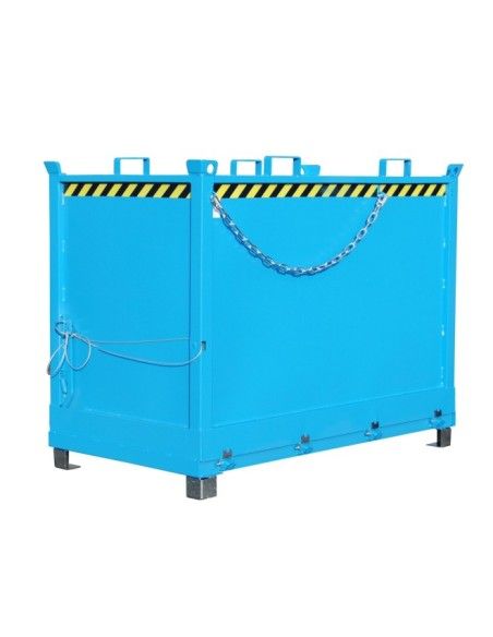 Tilting Container--Container with Drop Away base, painted, light blue