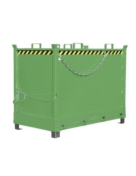 Contenitore Ribaltabile--Contenitore con Goccia Away Base, verniciato, verde