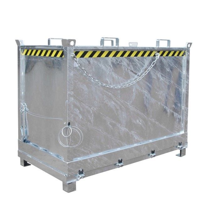 Bacs Basculants--Conteneur avec Drop Away base, hot galvanized