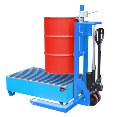 Special stackers-Tymbia-stacker Elevator of drums with rollers 300kg