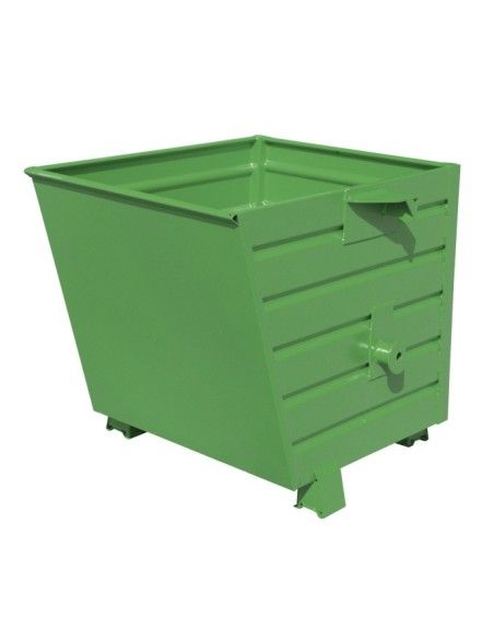 Recipiente Inclinável--Caminhão basculante empilhável, pintado, verde Reseda