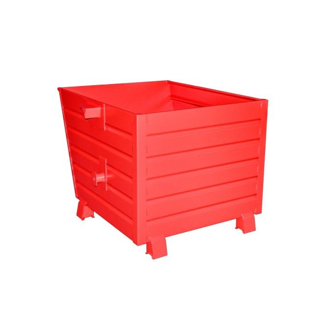Bacs Basculants--pilable mouche, peint, Feu rouge