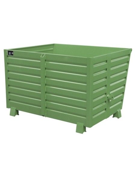 Recipiente Inclinável--Caminhão basculante empilhável, pintado, verde Reseda