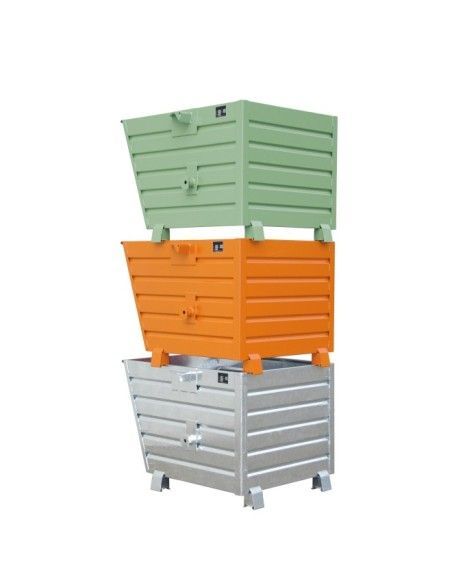 Tilting Container--pilable fly, painted, Red fire