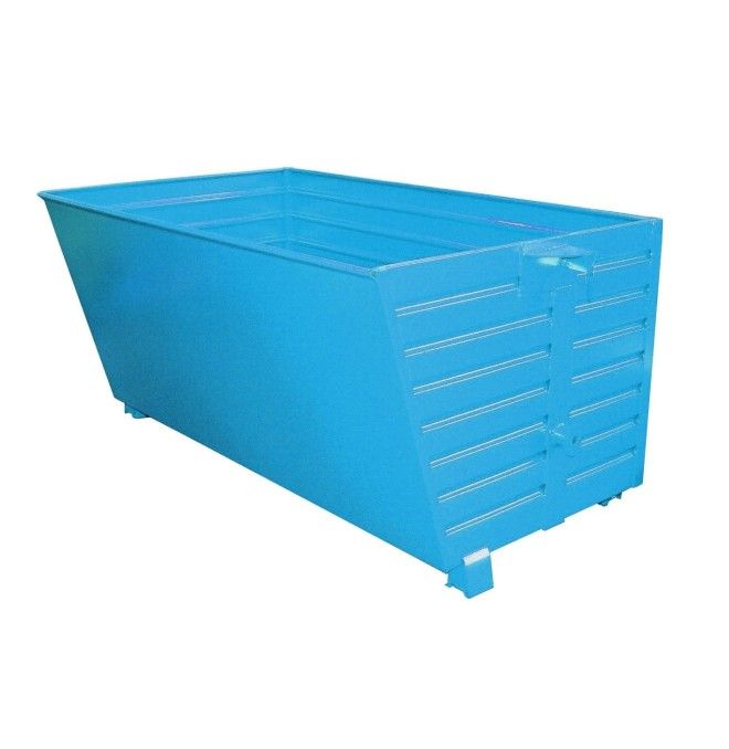 Bacs Basculants-- empilable, peint, bleu clair