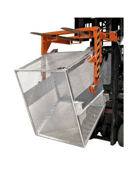 Contenitore Ribaltabile--Recipiente pigro, galvanizzato caldo