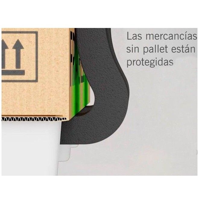 Horquillas y sus accesorios--Horquillas con talón ahuecado que no daña mercancía