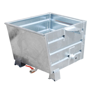 Tilting Container-- Bucket stacker, hot galvanized