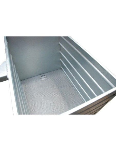 Contenitore Ribaltabile-- fiches impilabili, dipinte, giallo arancio