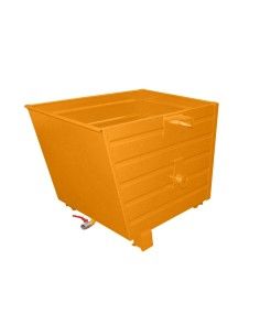 Kippbehälter-- stapelbare chips, lackiert, orange gelb