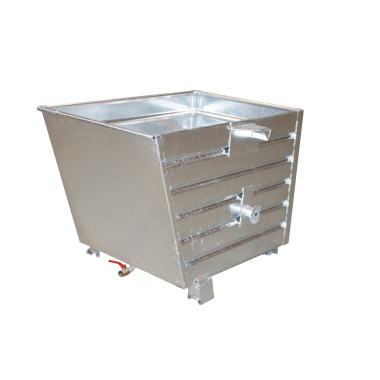 Tilting Container-- Bucket stacker, hot galvanized