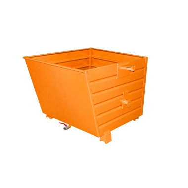 Bacs Basculants-- jetons empilables, peints, jaune orangé