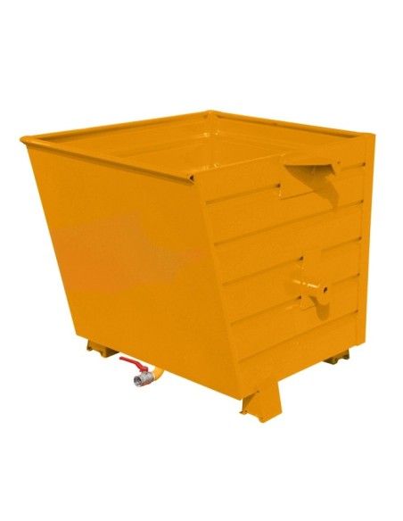 Kippbehälter-- stapelbare chips, lackiert, orange gelb
