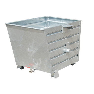 Tilting Container-- Bucket stacker, hot galvanized