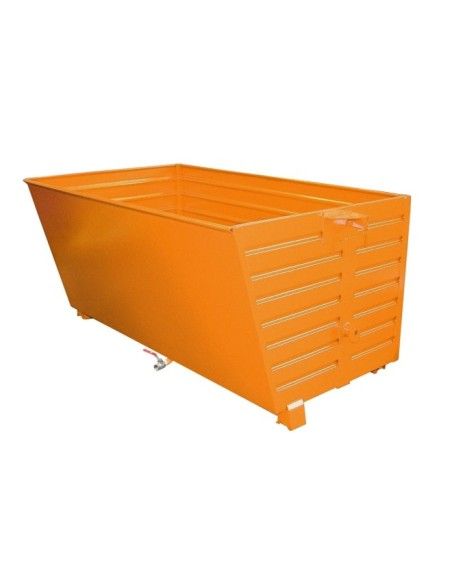 Bacs Basculants-- jetons empilables, peints, jaune orangé
