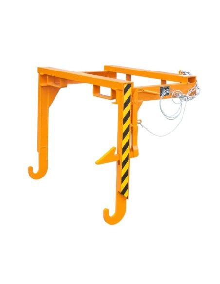 Bacs Basculants--Travelling pour les décharges empilables, peint, jaune orangé