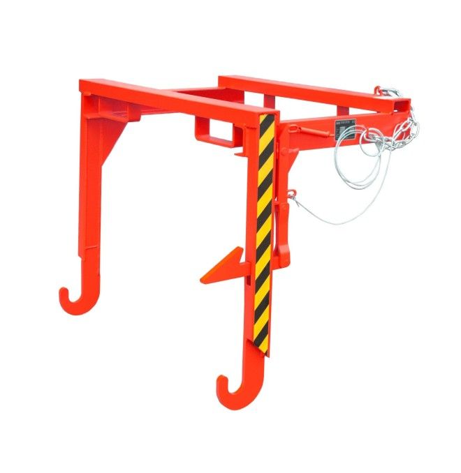 Bacs Basculants--Travelling pour les décharges empilables, peint, feu rouge