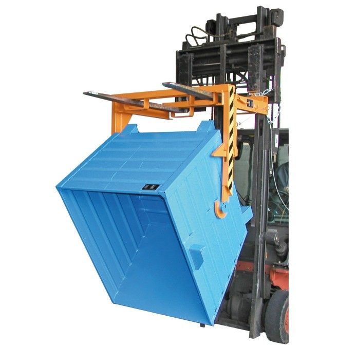 Bacs Basculants--Travelling pour empilable, peint, vert
