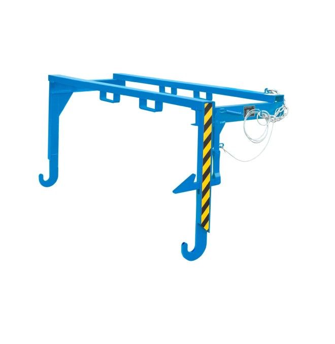 Tilting Container--Travelling for stackable, painted, light blue