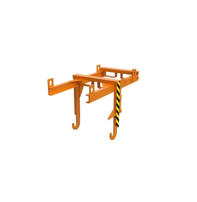 Tilting Container--Travelling for stackable dumplings, painted, orange yellow