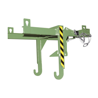 Tilting Container--Travelling for stackable, painted, green