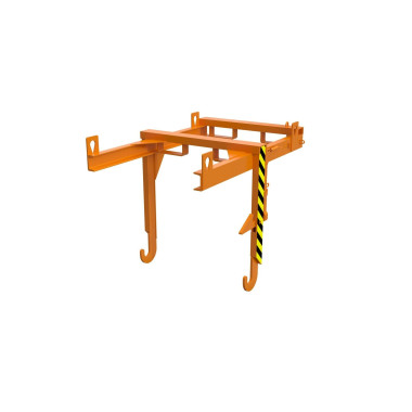 Tilting Container--Travelling for stackable dumplings, painted, orange yellow