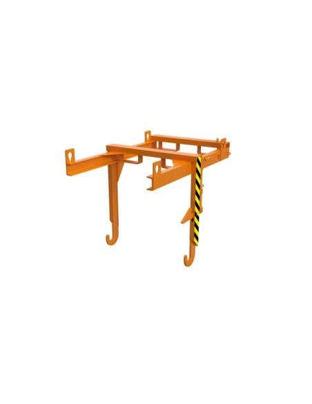 Tilting Container--Travelling for stackable dumplings, painted, orange yellow