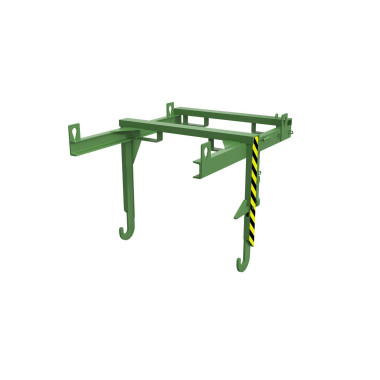 Tilting Container--Travelling for stackable, painted, green 2