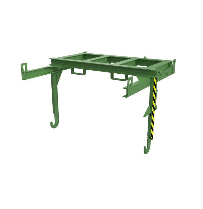 Bacs Basculants--Travelling pour empilable, peint, vert