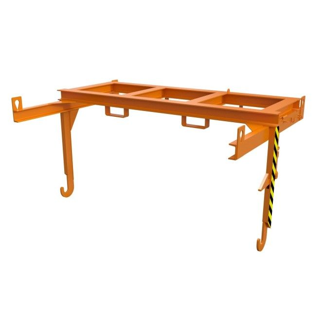 Tilting Container--Travelling for stackable dumplings, painted, orange yellow