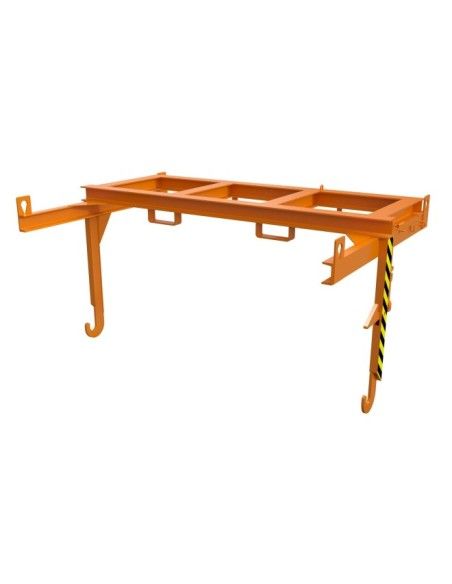 Tilting Container--Travelling for stackable dumplings, painted, orange yellow