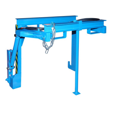 Tilting Container--Travelling for stackable, painted, light blue