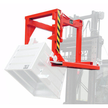 Tilting Container--Travelling for stackable dumplings, painted, red fire