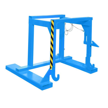 Tilting Container--Travelling for stackable, painted, light blue