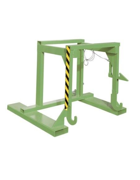 Tilting Container--Travelling for stackable, painted, green