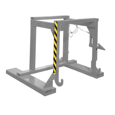 Travesaño para volquetes apilables, pintado, gris ratón
