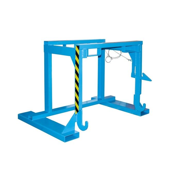 Tilting Container--Travelling for stackable, painted, light blue