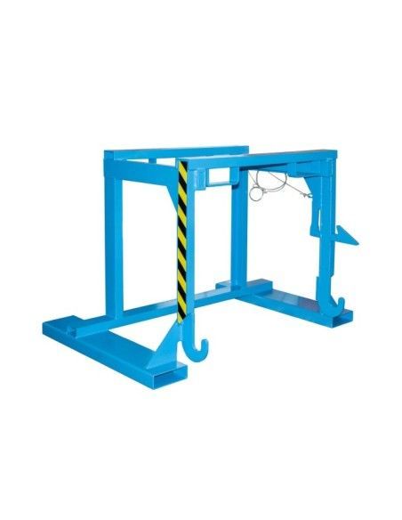 Tilting Container--Travelling for stackable, painted, light blue